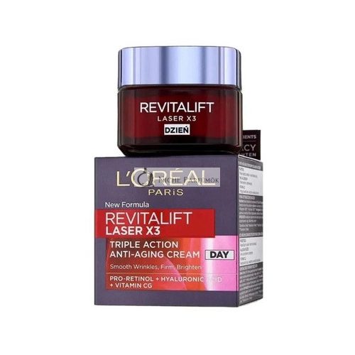 L'Oréal Revitalift Laser X3 Anti-Age Krém na Deň 50ml