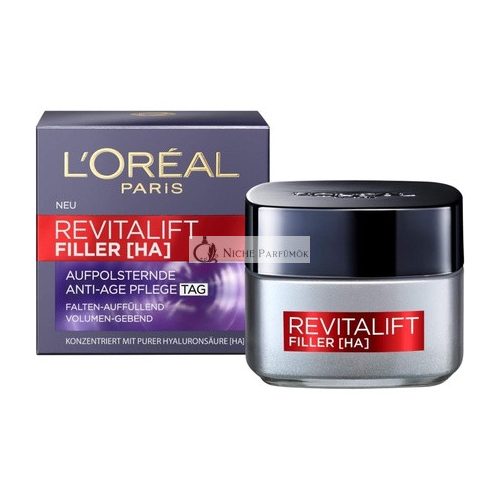 L'Oréal Paris Revitalift Filler Hyaluron Denný Krém proti Starnutiu, 50ml