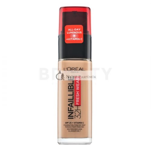 L´Oréal Paris Infaillible 32H Fresh Wear hosszan tartó make-up Honey 30 ml