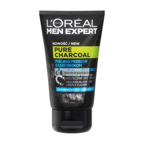 L'Oreal Paris Men Expert Čisté Aktívne Uhlie Tvárové Peeling