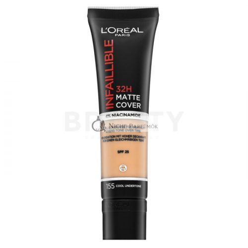 L´Oréal Paris Infaillible 32H Matte Cover hosszan tartó make-up mattító hatásért 155 30 ml