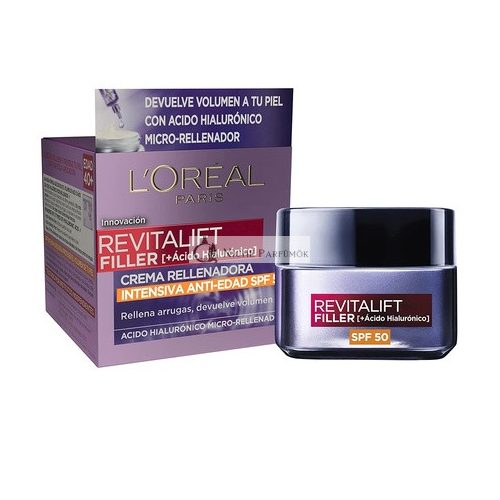 Revitalift Filler Kyselina Hyalurónová Denný Krém SPF50, 50ml