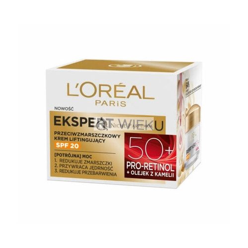 L'Oreal Age Specialist 50+ Protiwrinklový denný krém SPF20, 50ml