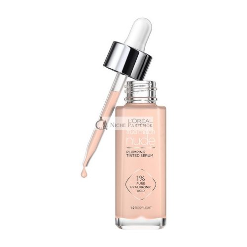 L'Oréal Paris True Match Tónovaný sérum s 1% hyalurónovou kyselinou 30ml odtieň 1-2 Róžové svetlo