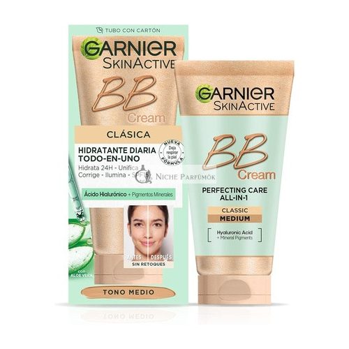 Garnier Skin Naturals BB Krém Zázračný Perfektor Pleti Stredný, 50ml