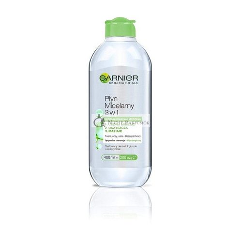 Garnier Skin Naturals Micelárna voda 3v1 pre normálnu a zmiešanú pleť, 400ml