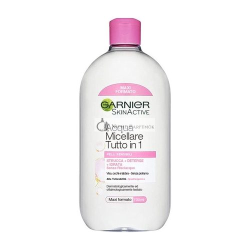 Garnier Citlivá Micelárna Voda Všetko v Jednom Čistiaca a Hydratačná Bezriziková, 700ml