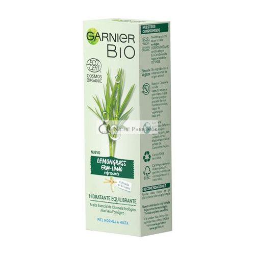 BIO ECOCERT Lemongrass Hydratačný Krém, 50ml