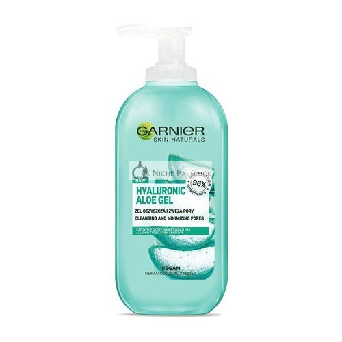 Garnier Hyaluronic Aloe Gel čistiaci gél pre všetky typy pleti, 200ml