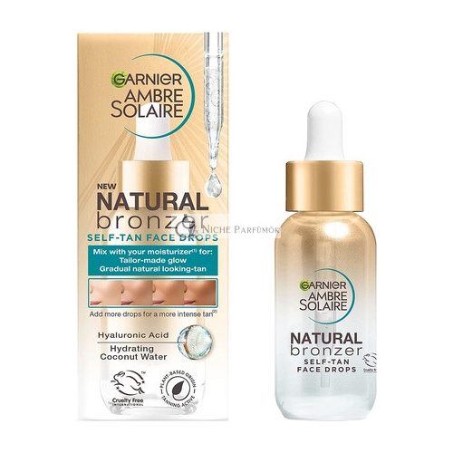 Garnier Ambre Solaire Natural Bronzer samoopaľovacie kvapky na tvár 30ml