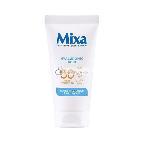 Mixa Hydratačný Krém na Tvár SPF50 Proti Vysušeniu S Hyalurónovou Kyselinou, 50ml