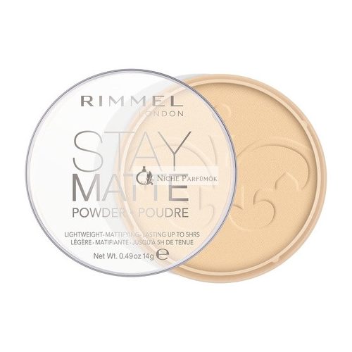 Rimmel Stay Matte Púder Transparentný, 14g