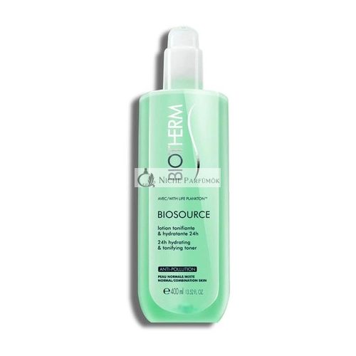 Biotherm Biosource čistiace tonikum 24H Hydrating & Tonifying Toner Comb./Normal Skin 400 ml