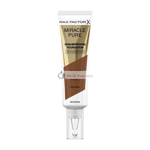 Max Factor Miracle Pure Makeup, Cocoa 100