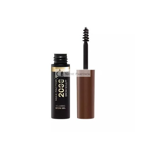 Max Factor 2000 Calorie Brow Sculpt Brow Gel 004 Black Brown, 4.5ml