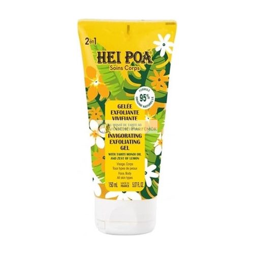 Hei Poa Osviežujúci Exfoliačný Gél s Tahiti Monoi Olejom, 150ml