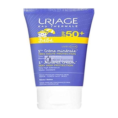 Uriage Baby Minerálny krém SPF50+ Opalovací krém 50ml