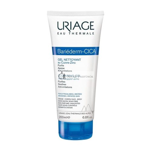 Uriage Bariéderm Cica-Gél Čistič 200ml