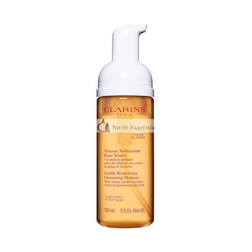 Clarins Gentle Renewing Cleansing Mousse Exfoliating Tamarind Pulp Extract, 156 g