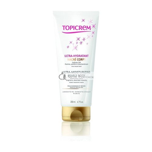 Topicrem Ultra-Moisturizing Pearly Body hydratačné telové mlieko s perleťovým leskom 200 ml