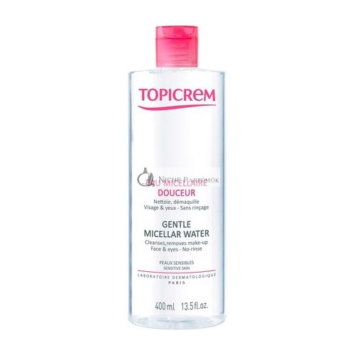 Topicrem Gentle Micellar Water odličovacia micelárna voda pre normálnu, zmiešanú a citlivú pleť 400 ml