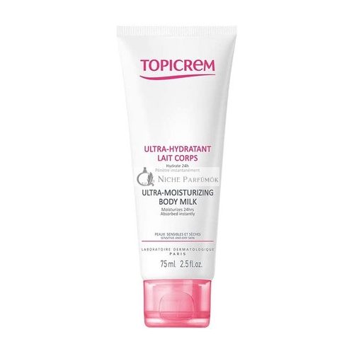 Topicrem hĺbkovo hydratačné telové mlieko Ultra-Moisturizing Body Milk 75 ml