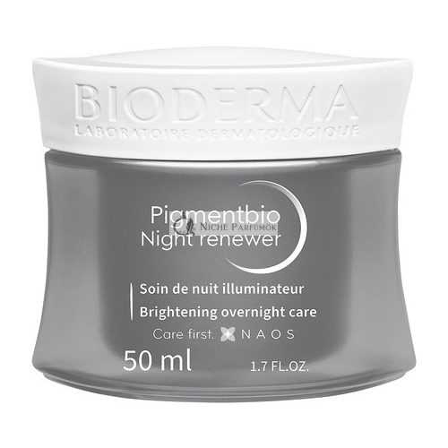 Bioderma Pigmentbio Nočný Obnovujúci Anti-Dark Spot Rozjasňujúci Nočný Krém, 50ml