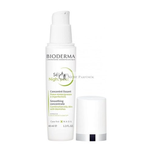 Bioderma Sébium Night Peel Smoothing Concentrate intenzívne nočné sérum proti pigmentovým škvrnám 40 ml