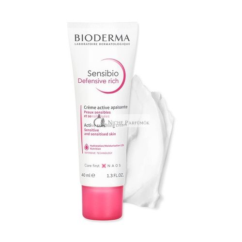 Bioderma Sensibio Defensive Bohatý Aktívny Upokojujúci Krém, 40ml