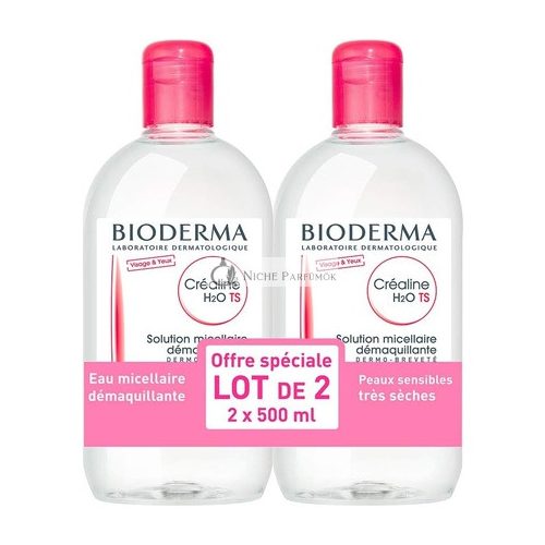 Bioderma Crealine TS H2O Micelárna Riešenie, 500ml