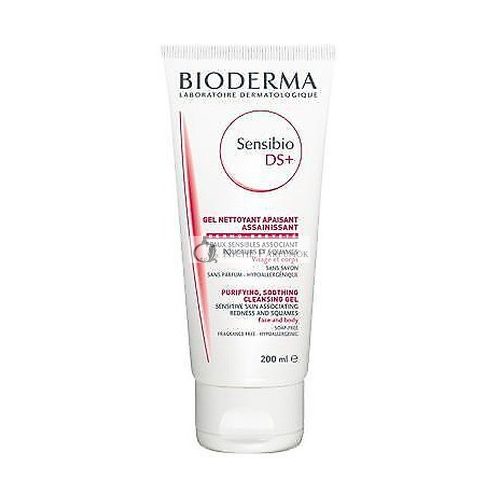 Bioderma Sensibio DS+ Purifying Soothing Cleansing Gel, 200ml