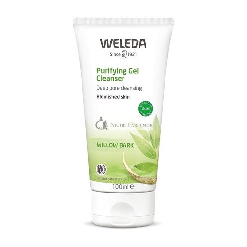 Weleda Bio Prírodný čistiaci gél na pleť pre akné a nečistú pleť, 100ml