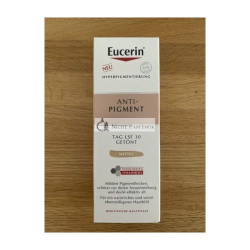 Eucerin Anti-Pigment Tónovaný Denný Krém SPF 30 Stredný 50ml