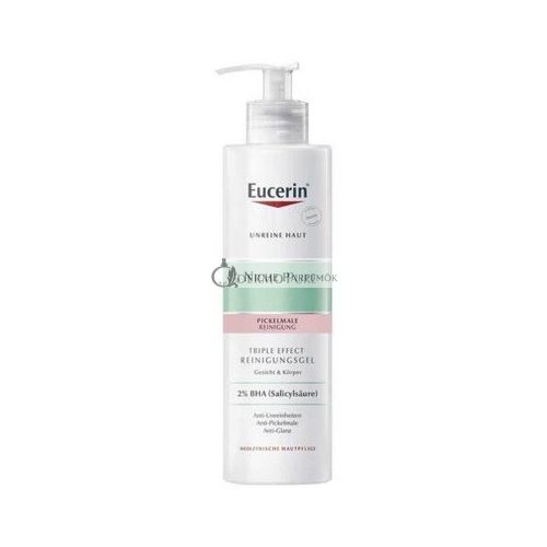 Eucerin Dermopure Trojitý Účinný Čistiaci Gél, 400 ml