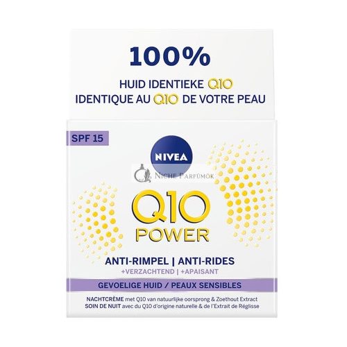 Nivea Q10 Power Citlivý Denný Krém SPF 15, 50ml