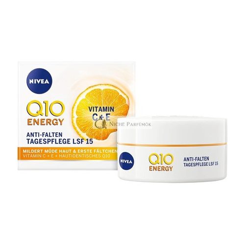 Nivea Q10 Energetizujúci anti-aging denný krém SPF 15, 50ml