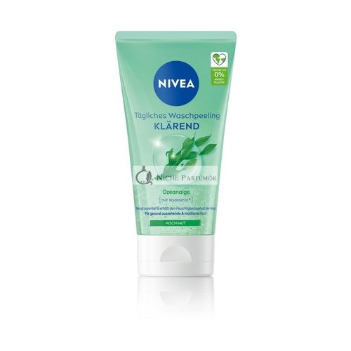 NIVEA Denné Umývanie Peeling bez Mikroplastov pre Hlboké Čistenie Pleti, 150ml