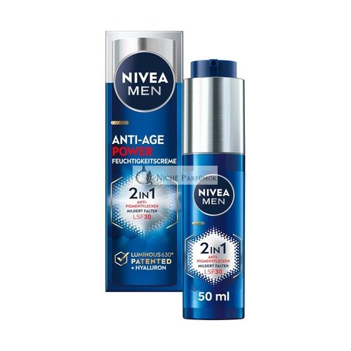 Nivea Men Anti-Age 2in1 Power Denný Krém SPF 30, 50ml