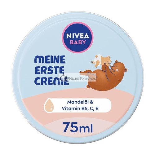 NIVEA BABY My First Cream - Vegánsky a hypoalergénny krém na pleť pre bábätká s mandľovým olejom a vitamínmi - 75ml