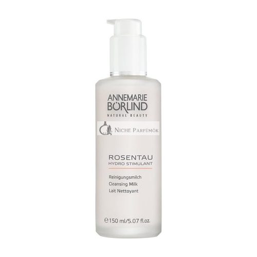 Annemarie Borlind Rosentau Jemné Čistiace Mlieko 150ml - S Harmonizujúcou Rúžou