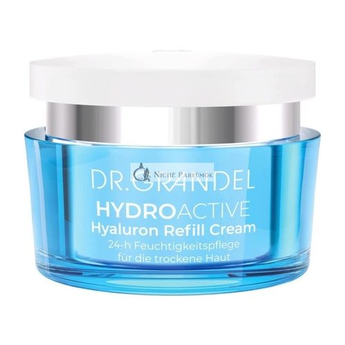 Dr. Grandel Hydro Active Hyaluron Náhradná Krém 24-hodinový Hydratačný Krém pre Suchú Pokožku, 50ml