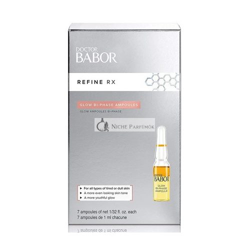 BABOR Refine RX Glow Bi-Phase Ampoule Sérum - Anti-Aging Kolagén Posilňujúce Vitamín C 7 Dňová Rovnomerná Pleť