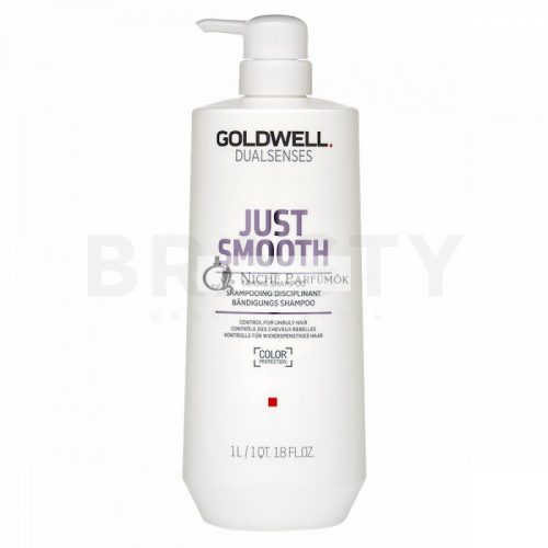 Goldwell Dualsenses Just Smooth Taming Shampoo hajsimító sampon rakoncátlan hajra 1000 ml