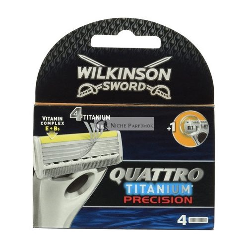 Wilkinson Sword Quattro Titanium Presné Holiace Čepele