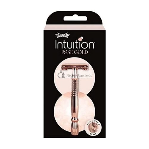 Intuition Rose Gold Bezpečnostný holiaci nôž s 10 čepeľami