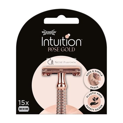 Wilkinson Sword Intuition Rose Gold čepele 15 ks