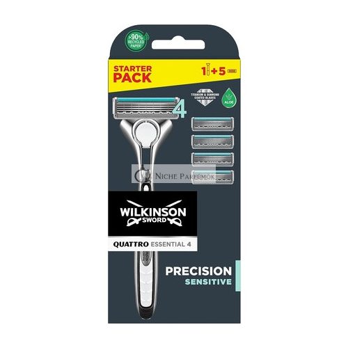 Wilkinson Sword Quattro Titanium Sensitive 4 Holiaci nôž