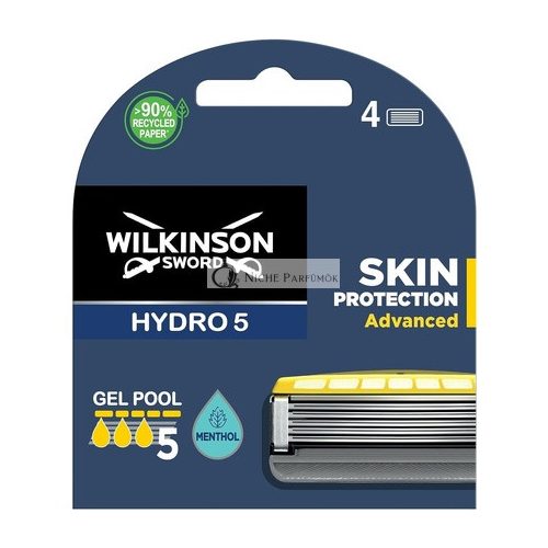 Wilkinson Sword Hydro 5 Ochranné pokročilé žiletky - 4 kusy