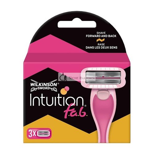 Wilkinson Sword Intuition FAB náhradné britvy pre ženy