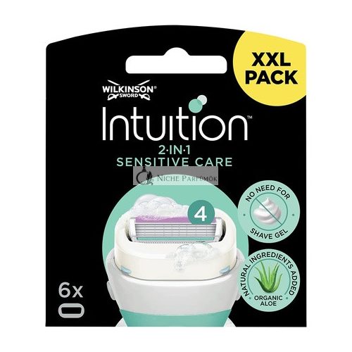 Wilkinson Sword Intuition Sensitive Care Dámske Holiace Čepele 6 kusov